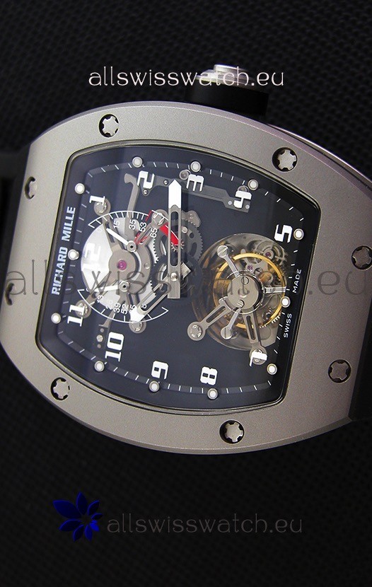 Richard Mille RM001 Evolution Tourbillonwith Bead Blasted Satin Matte Case 3