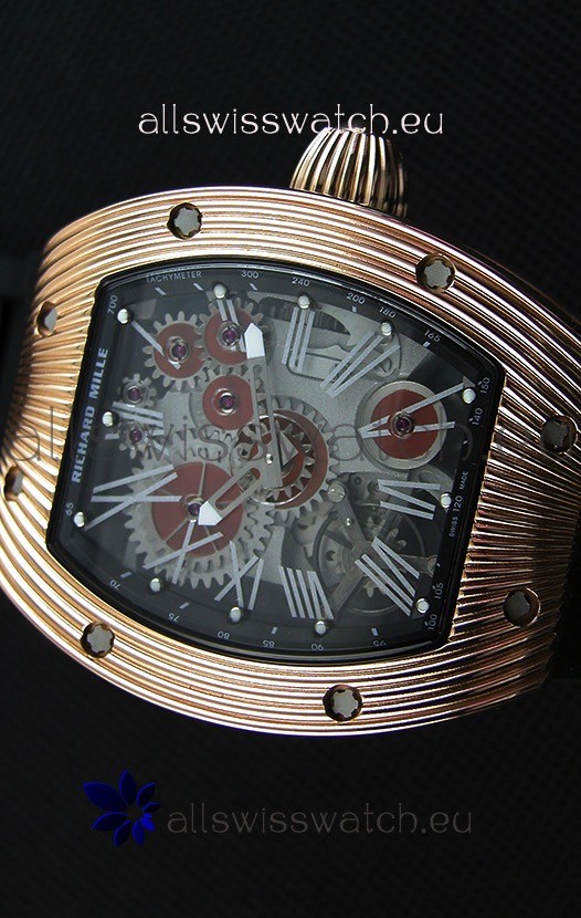 IMG_9086 Richard Mille RM 018 Tourbillon Hommage A Boucheron Rose Gold Case 3