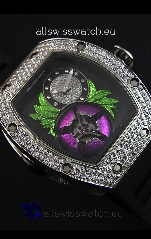 IMG_9086 Richard Mille 19-02 Tourbillon Fleurin Stainless Steel 3