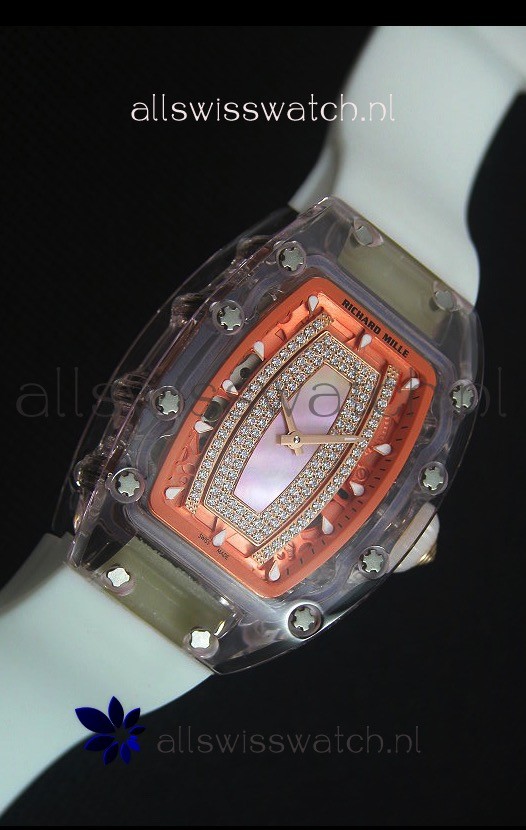 IMG_9086 Richard Mille RM07-02 Sapphir Ladiesin Pink Pearl Dial 3