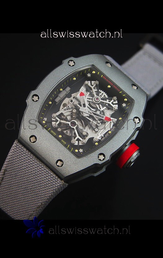 IMG_9086 Richard Mille RM027 Tourbillon Rafael Nadal Edition in Titanium Case 3