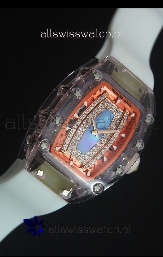 IMG_9086 Richard Mille RM07-02 Sapphir Ladiesin Blue Pearl Dial 3
