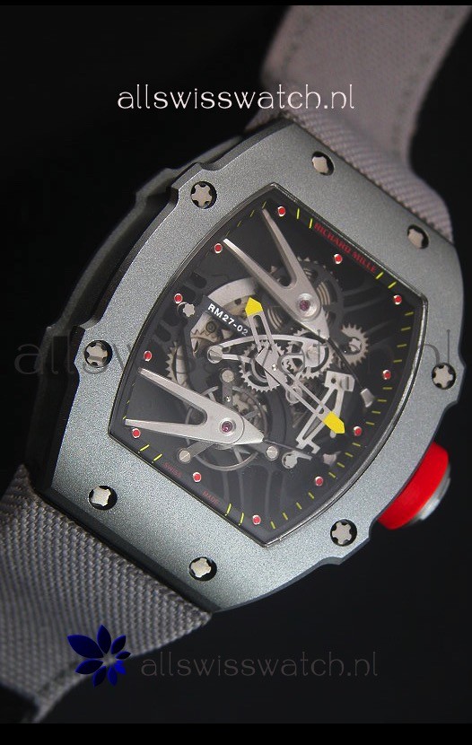 IMG_9086 Richard Mille RM027 Tourbillon Rafael Nadal Edition in Titanium Case 3