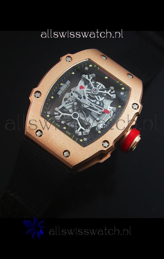IMG_9086 Richard Mille RM027 Tourbillon Rafael Nadal Edition in 18K Rose Gold 3