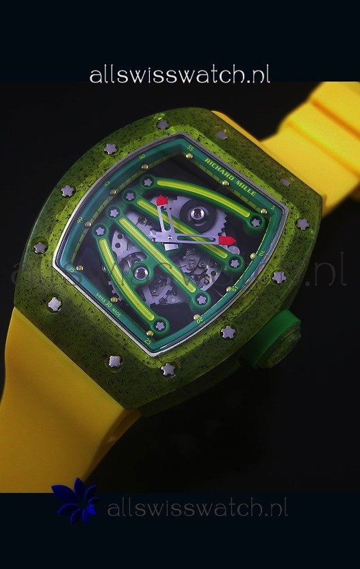 IMG_9086 Richard Mille RM059 Yohan Blake Editionin Green Bezel 3
