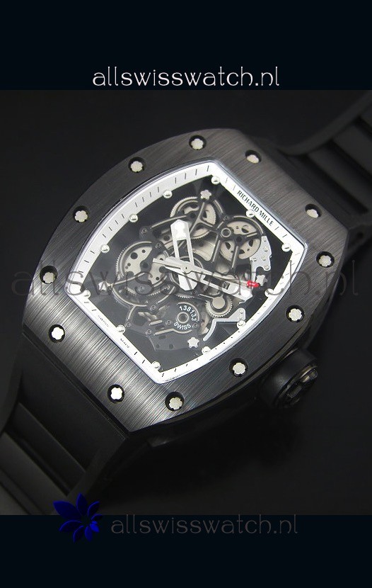 IMG_9086 Richard Mille RM055 Ceramic Case in White Inner Bezel 3