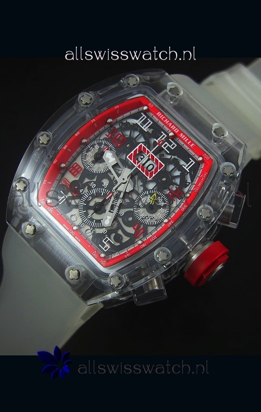 Richard Mille RM056-1 Tourbillon Felipe Massa Chronograh Red Bezel 3