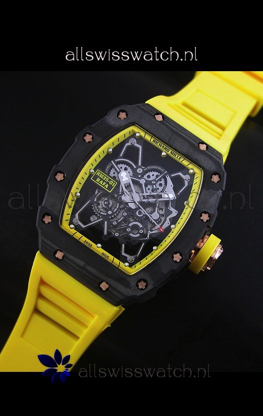 IMG_9086 Richard Mille RM35-01 Rafael Nadal Editionin Yellow Indexes 3