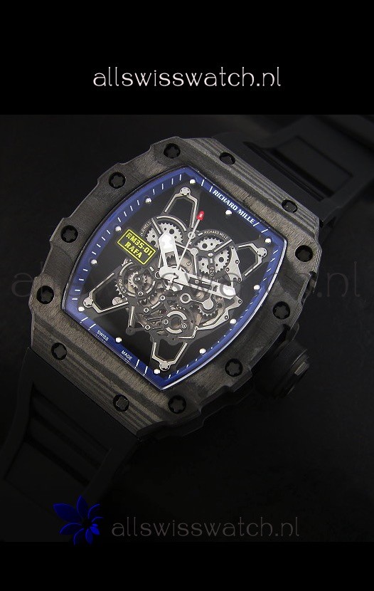 IMG_9086 Richard Mille RM35-01 Rafael Nadal Editionin Blue Indexes 3