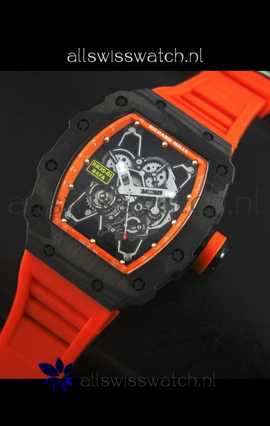 IMG_9086 Richard Mille RM35-01 Rafael Nadal Editionin Orange Indexes 3