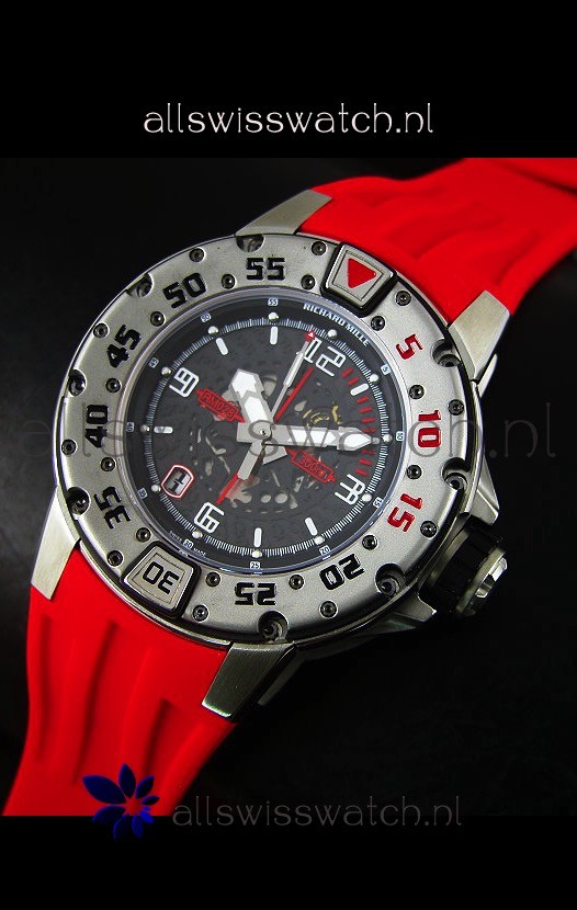 IMG_9086 Richard Mille RM028 Automatic Diver'sin Red 3