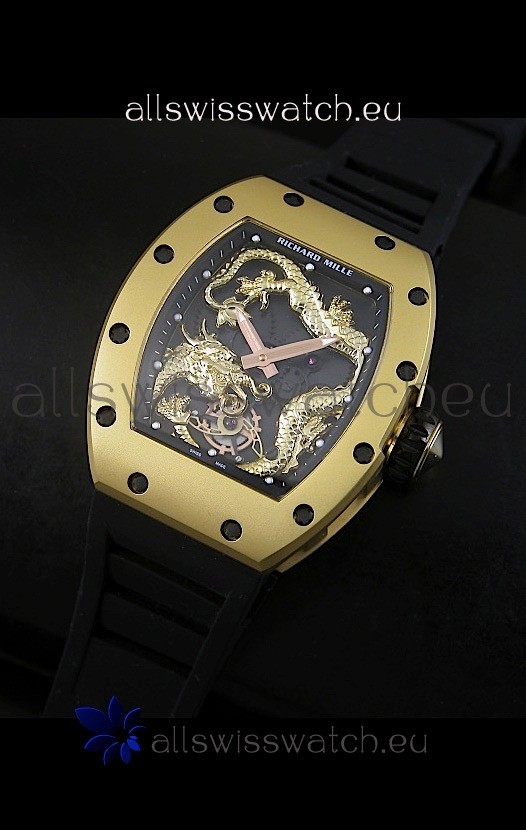 IMG_9086 Richard Mille RM057 Tourbillon Jackie Chanin Yellow Gold 3