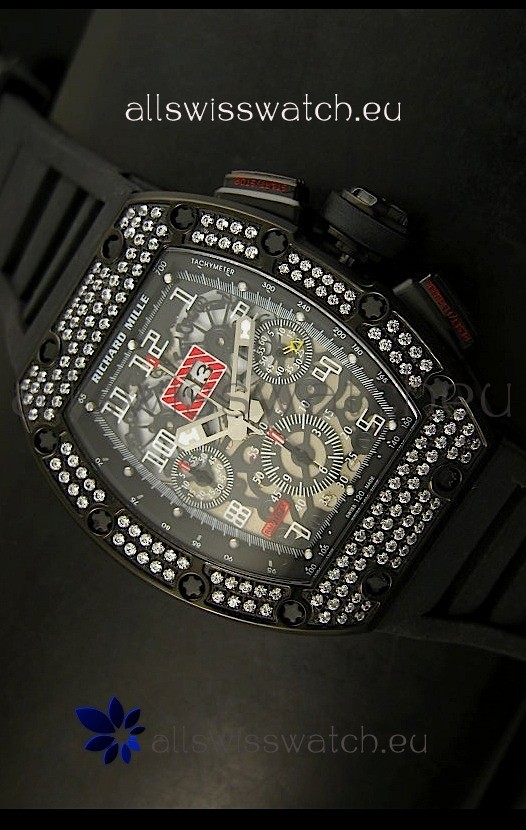IMG_9086 Richard Mille Filippe Massa Edition Titanium in PVD Case 3