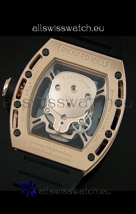IMG_9086 Richard Mille RM052 Skull Tourbillonin Pink Gold Casing 3