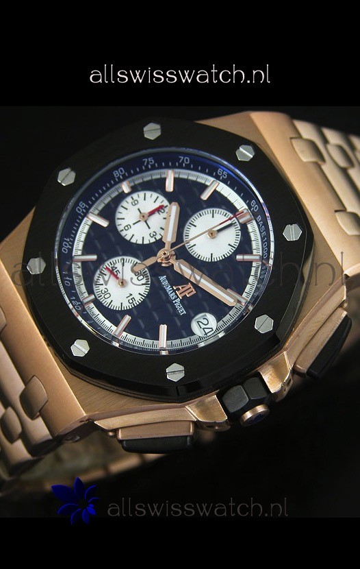 IMG_9086 Audemars Piguet Royal Oak Offshore in Pink Gold Case 3