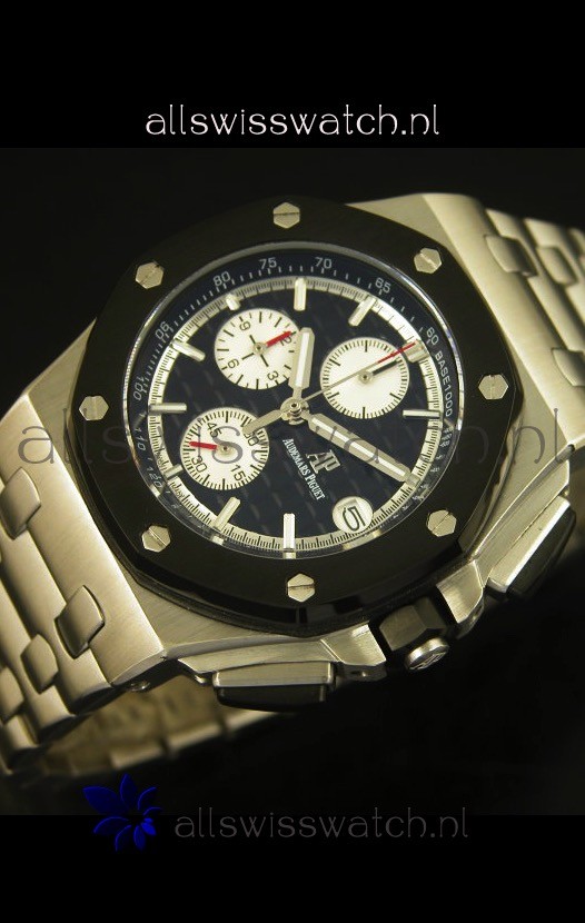 IMG_9086 Audemars Piguet Royal Oak Offshore in Black Dial - Steel Case 3