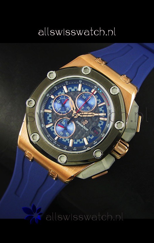 Audemars Piguet Royal Oak Offshore Michael Schumacher Rose Gold Ceramic Bezel 3