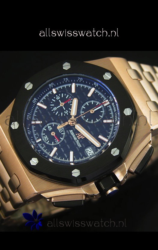 IMG_9086 Audemars Piguet Royal Oak Offshore in Pink Gold Case 3