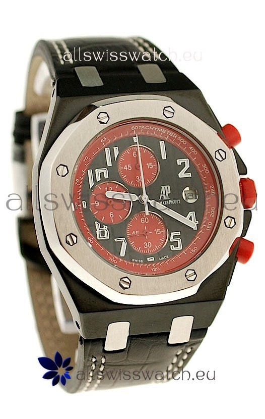 IMG_9086 Audemars Piguet Royal Oak Offshore Limited Edition SingaporeGP 2008 PVD in Black Dial 3