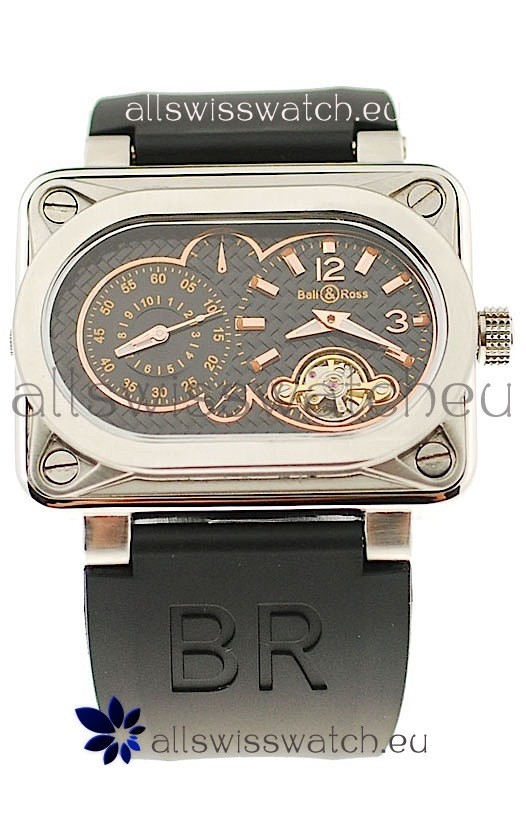 IMG_9086 Bell and Ross BR Minuteur Tourbillon PVD in Rose Gold Markers 3