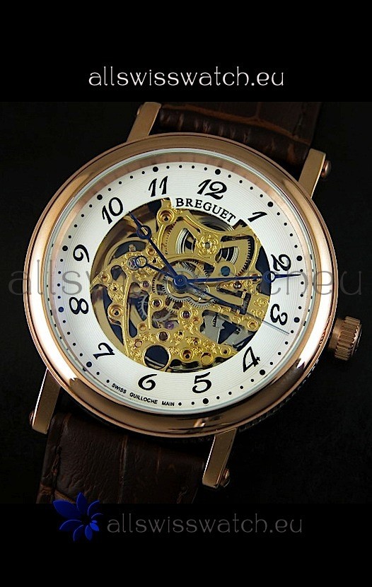 IMG_9086 Breguet Classique Automatic in Gold Skeleton Dial - Arabic Hour Numerals 3