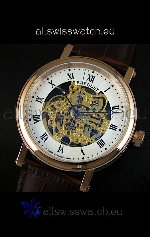 IMG_9086 Breguet Classique Automatic in Gold Skeleton Dial - Roman Hour Numerals 3