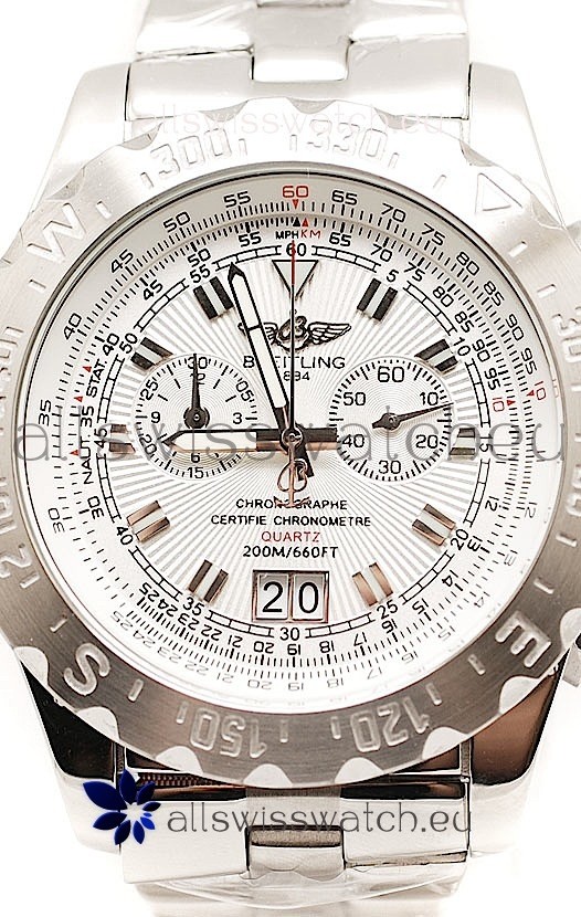 IMG_9086 Breitling Chronograph Chronometre in White Dial 3
