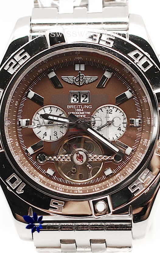 IMG_9086 Breitling Chronograph Chronometre in Brown Dial 3