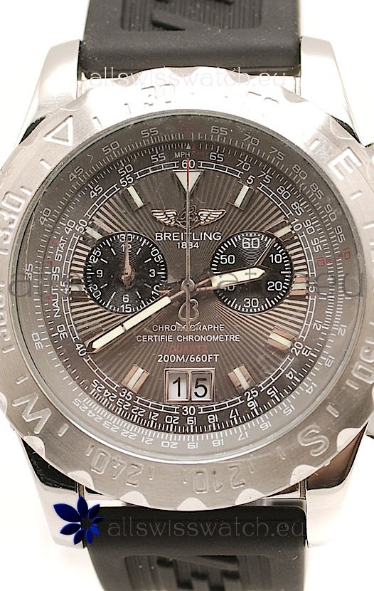 IMG_9086 Breitling Chronograph Chronometre in Grey Dial 3