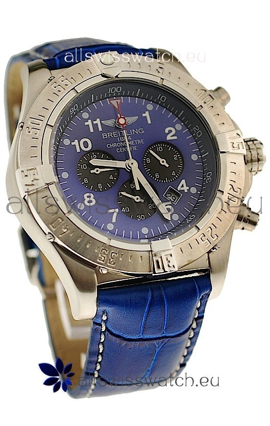Breitling Chronograph Chronometre in Blue 3