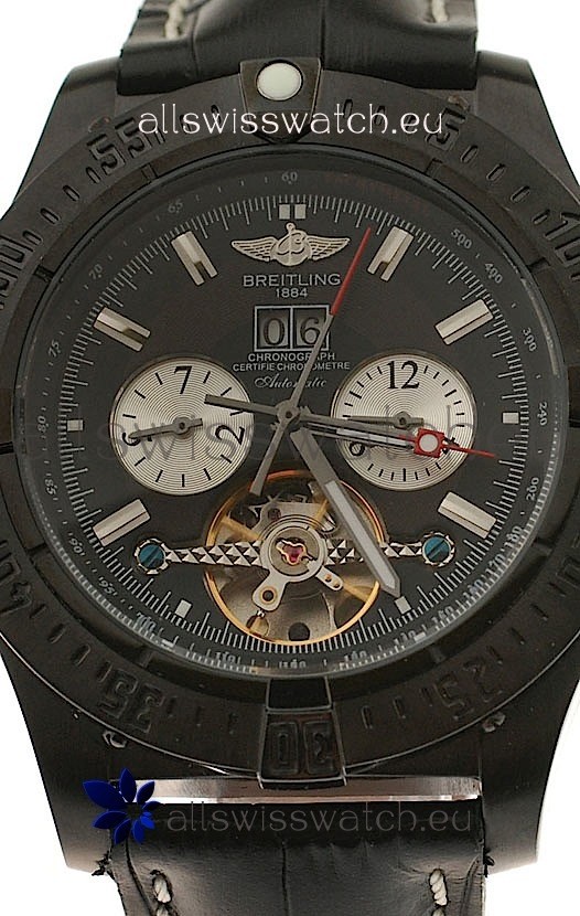 IMG_9086 Breitling Chronometre Tourbillon in Black Strap 3