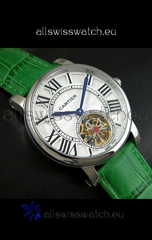 IMG_9086 Cartier Ronde de Tourbillon in Green Strap 3