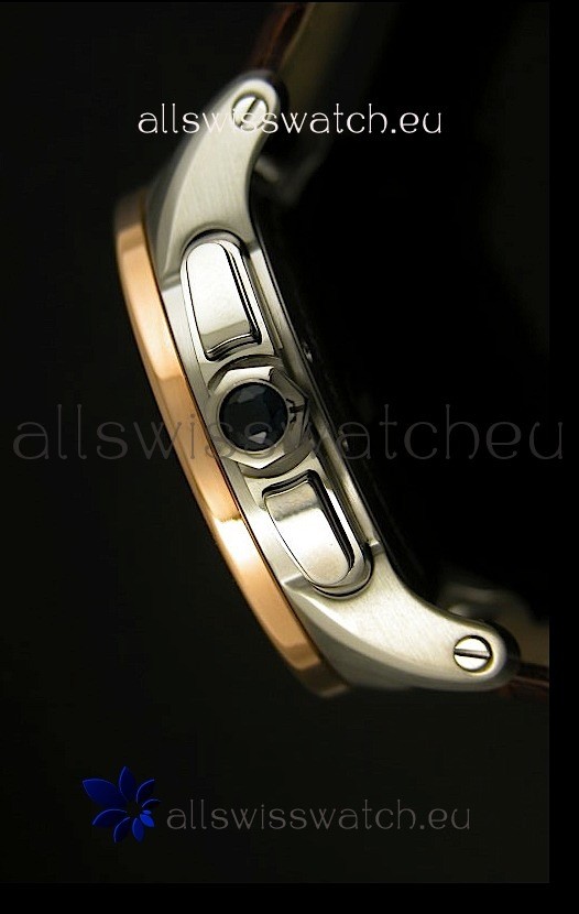 IMG_9086 Calibre De Cartier Chronograph in Two Tone 3
