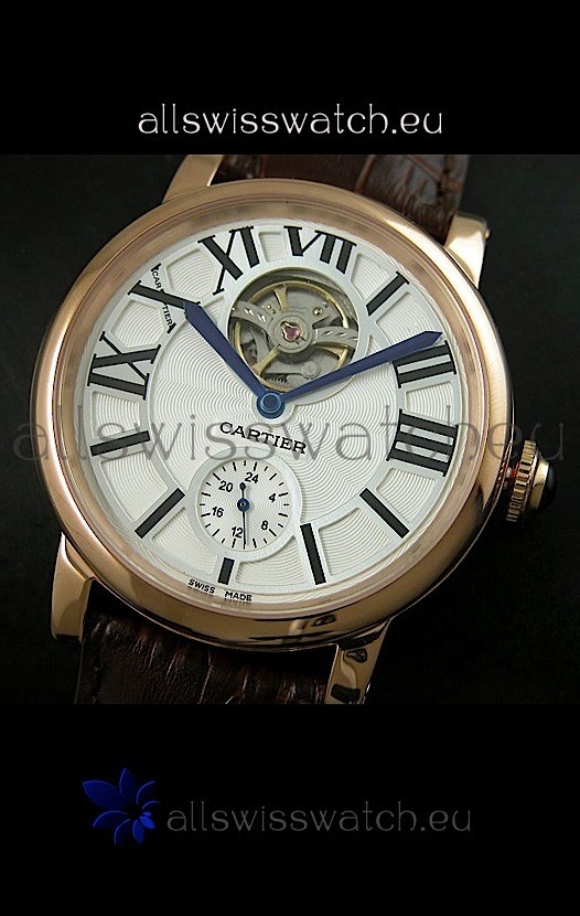 IMG_9086 Ballon De Cartier Flying Tourbillon - Pink Gold Case 3