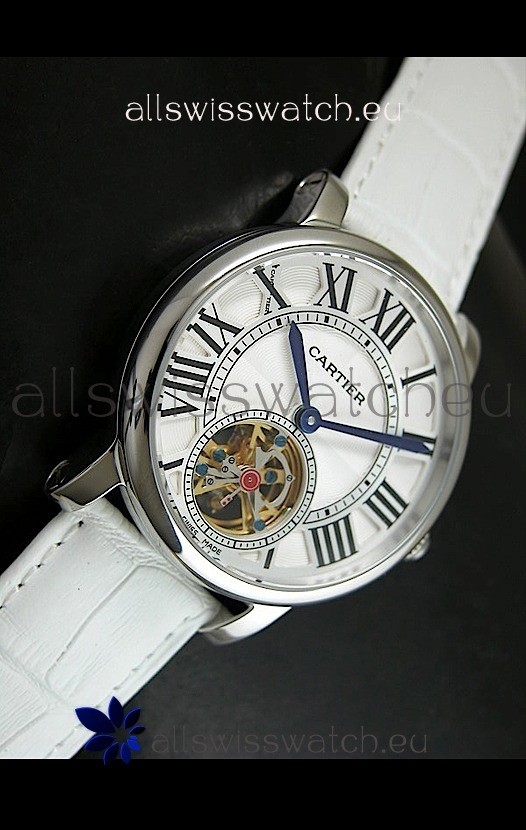 IMG_9086 Cartier Ronde de Tourbillon in White Strap 3