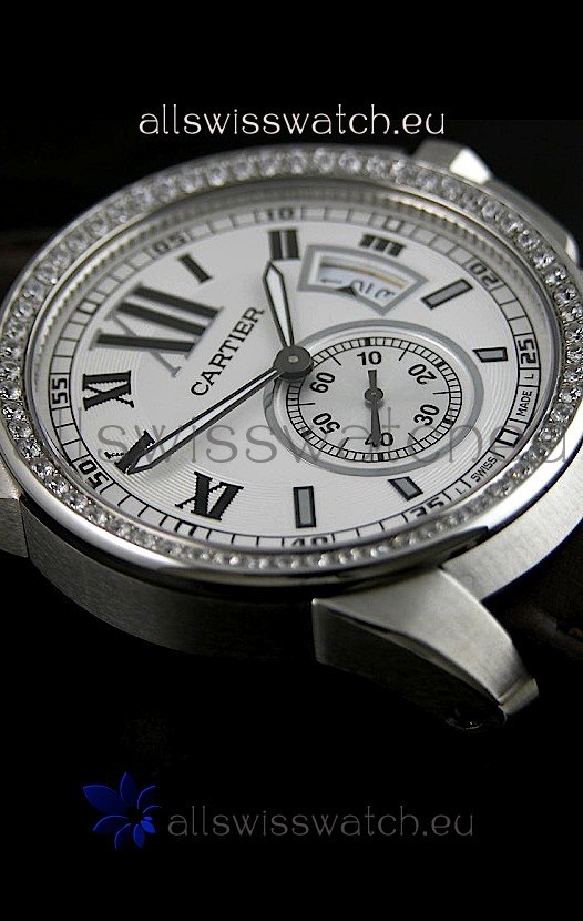 IMG_9086 Cartier Calibre de in White Dial 3