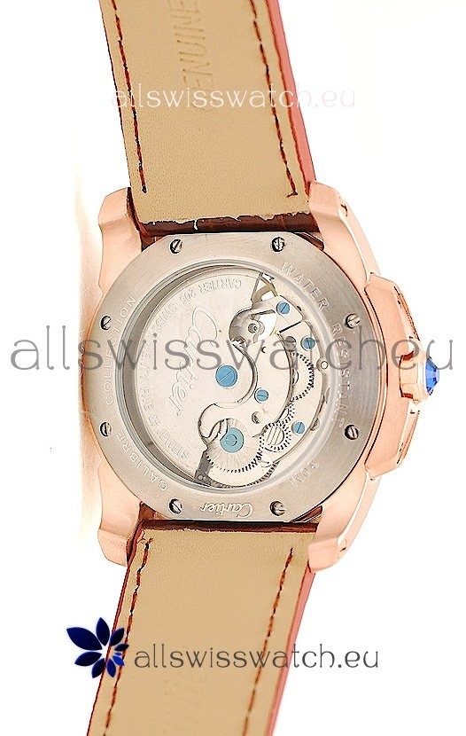 IMG_9086 Calibre de Cartier Flying Tourbillon Rose Gold in Black Dial 3