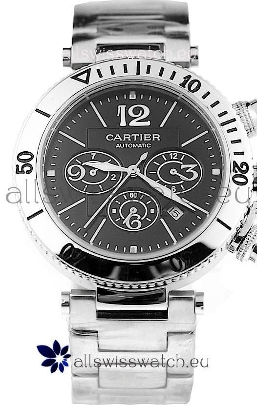 IMG_9086 Cartier Pasha Seatimer in Black Dial 3