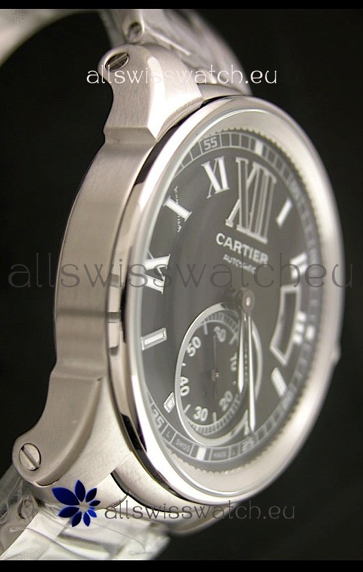 IMG_9086 Calibre De Cartier Automatic in Black Dial 3