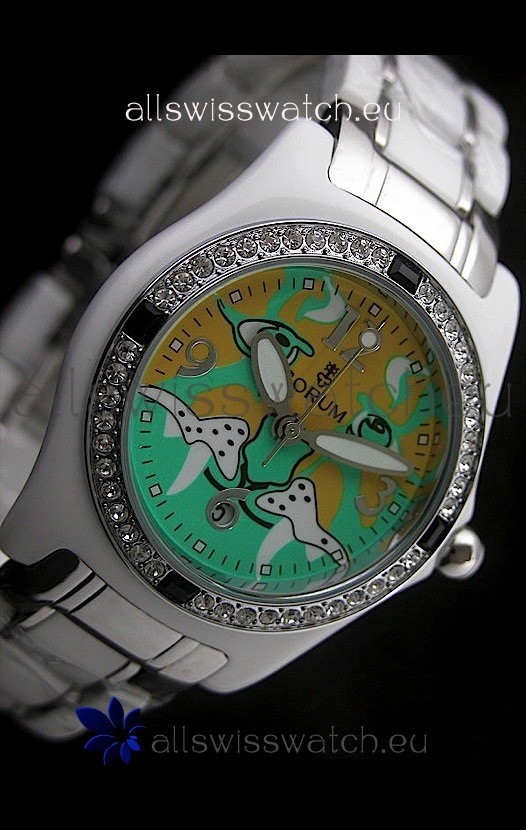 IMG_9086 Corum Imitation Ceramics in Light Green & Yellow Dial 3