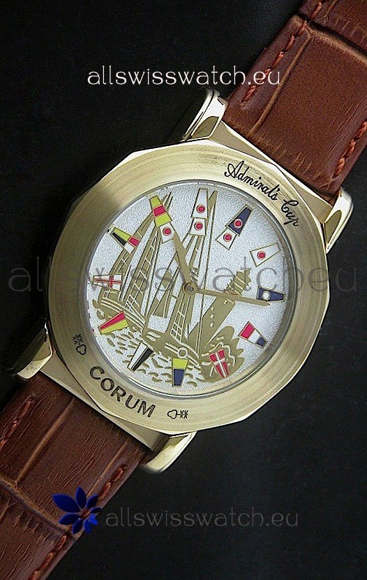 IMG_9086 Corum Admiral's Cup in Brown Strap 3