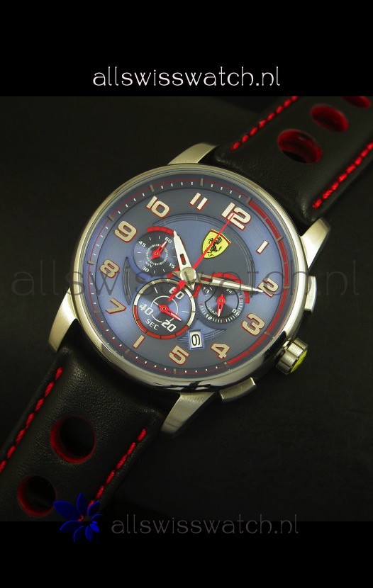 IMG_9086 Scuderia Ferrari Heritage Chronograph in Blue Dial 3