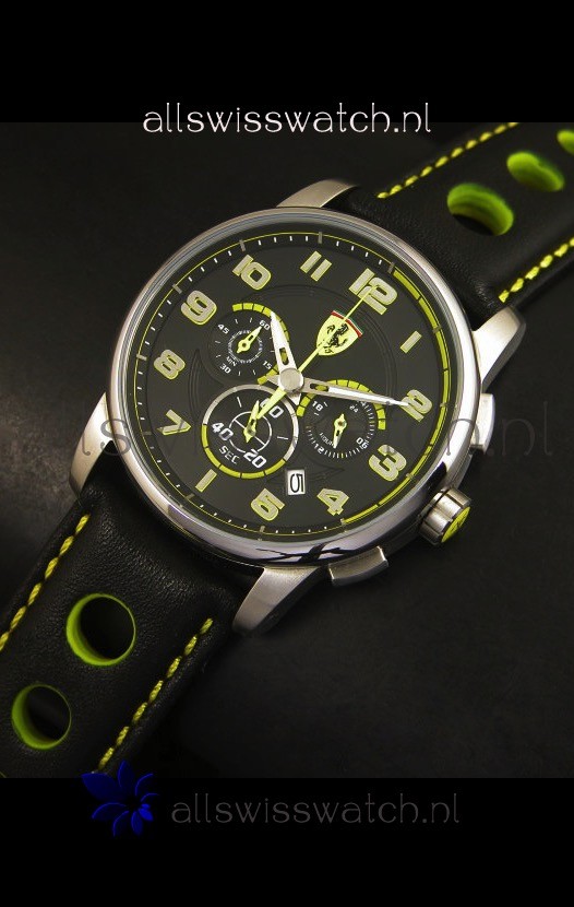 IMG_9086 Scuderia Ferrari Heritage Chronograph in Steel Case 3