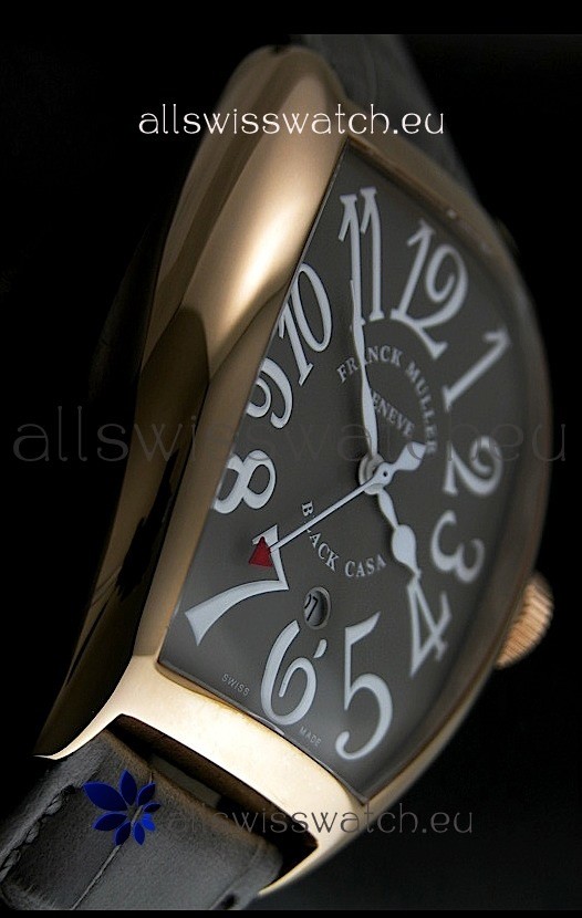 IMG_9086 Franck Muller Geneve Casablanca Rose Gold in Grey Dial 3