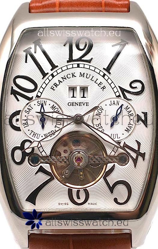 IMG_9086 Franck Muller Conquistador Tourbillon in Brown Strap 3