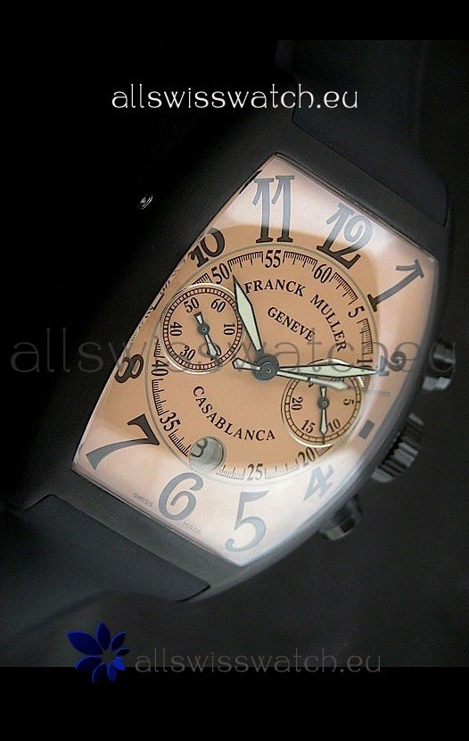 IMG_9086 Franck Muller Casa Blanca in Orange Dial 3