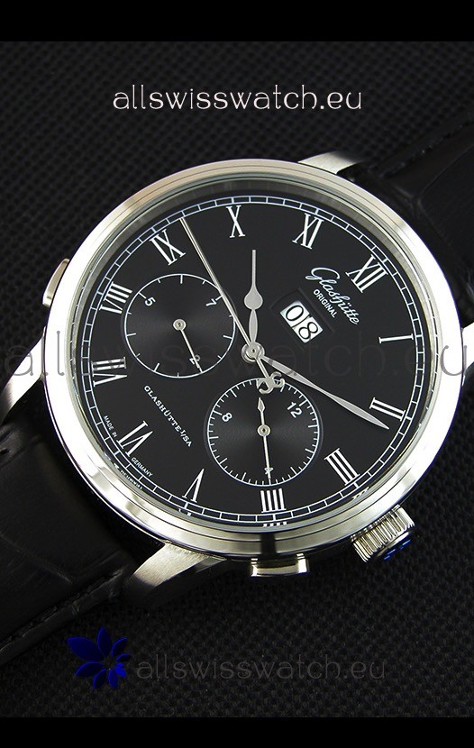 IMG_9086 Glashuette Dual Sub Dial in Black Dial 3