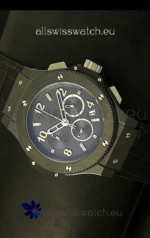 Hublot Big Bang Black Ceramic Case in Quartz Movement 3