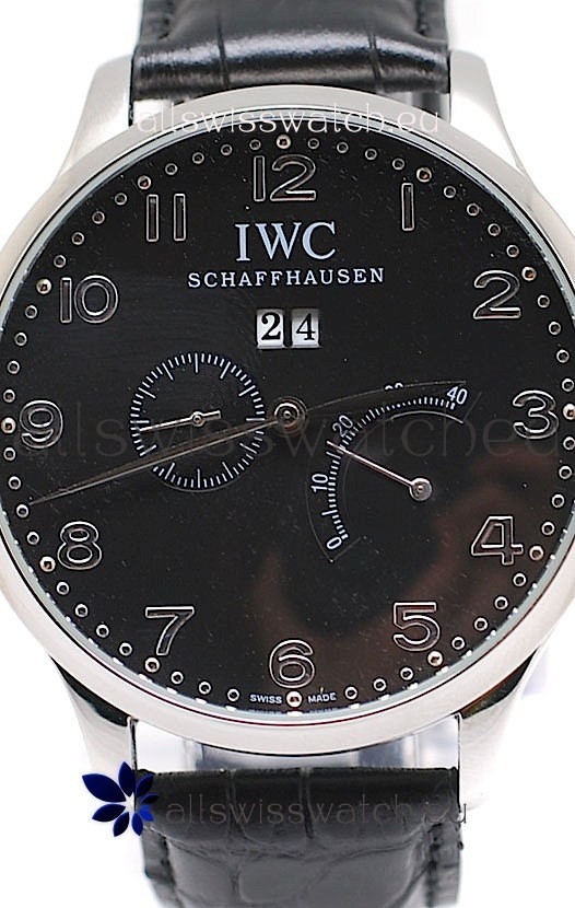 IWC Portuguese Minute Repeater in Black Dial 3