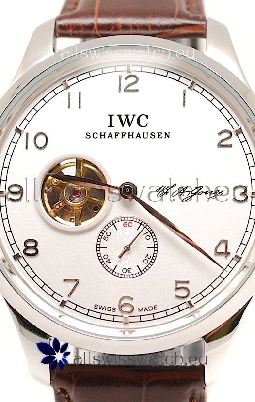 IMG_9086 IWC Portuguese Regulateur Tourbillon in Brown Strap 3